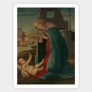 The Nativity by Workshop of Botticelli. Sticker